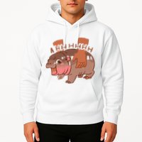 Moo Deng A Hh Hhhh Hippo Funny Hoodie