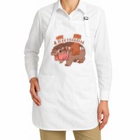 Moo Deng A Hh Hhhh Hippo Funny Apron