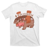 Moo Deng A Hh Hhhh Hippo Funny T-Shirt