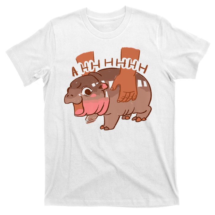 Moo Deng A Hh Hhhh Hippo Funny T-Shirt