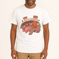 Moo Deng A Hh Hhhh Hippo Funny Tall T-Shirt
