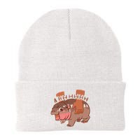 Moo Deng A Hh Hhhh Hippo Funny Beanie