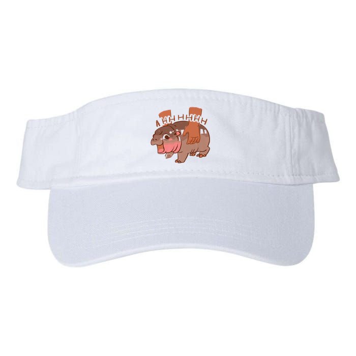 Moo Deng A Hh Hhhh Hippo Funny Visor