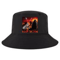 Moo Deng And Pesto Battle Cool Comfort Performance Bucket Hat