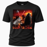 Moo Deng And Pesto Battle Cooling Performance Crew T-Shirt