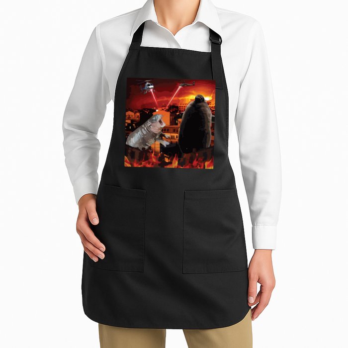 Moo Deng And Pesto Battle Apron