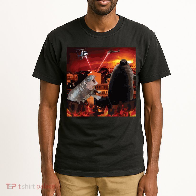 Moo Deng And Pesto Battle Tall T-Shirt