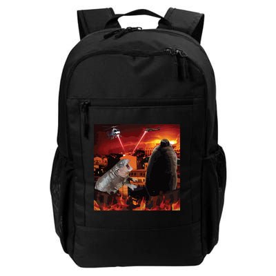 Moo Deng And Pesto Battle Backpack