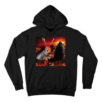 Moo Deng And Pesto Battle Tall Hoodie