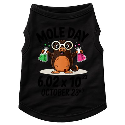 Mole Day Avogadros Number October 23rd Raglan Baseball Gift Doggie Tank