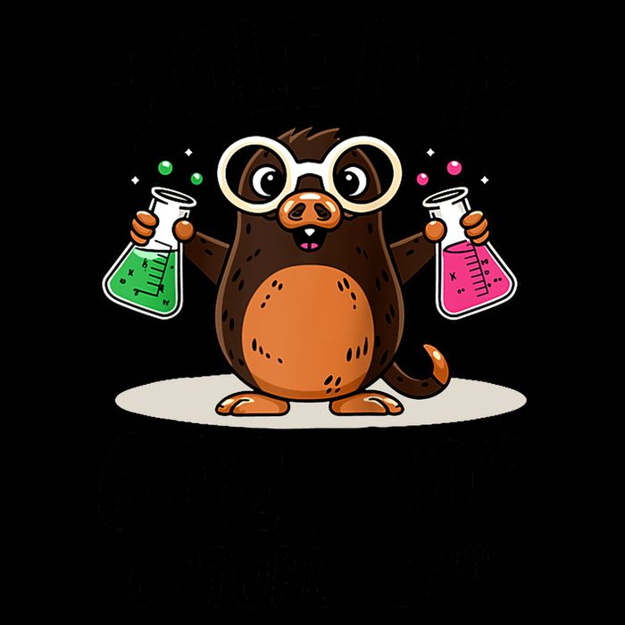Mole Day Avogadros Number October 23rd Raglan Baseball Gift Drawstring Bag