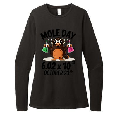 Mole Day Avogadros Number October 23rd Raglan Baseball Gift Womens CVC Long Sleeve Shirt