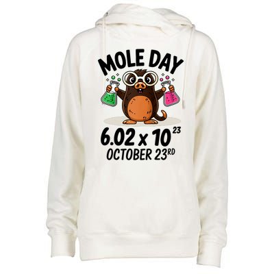 Mole Day Avogadros Number October 23rd Raglan Baseball Gift Womens Funnel Neck Pullover Hood