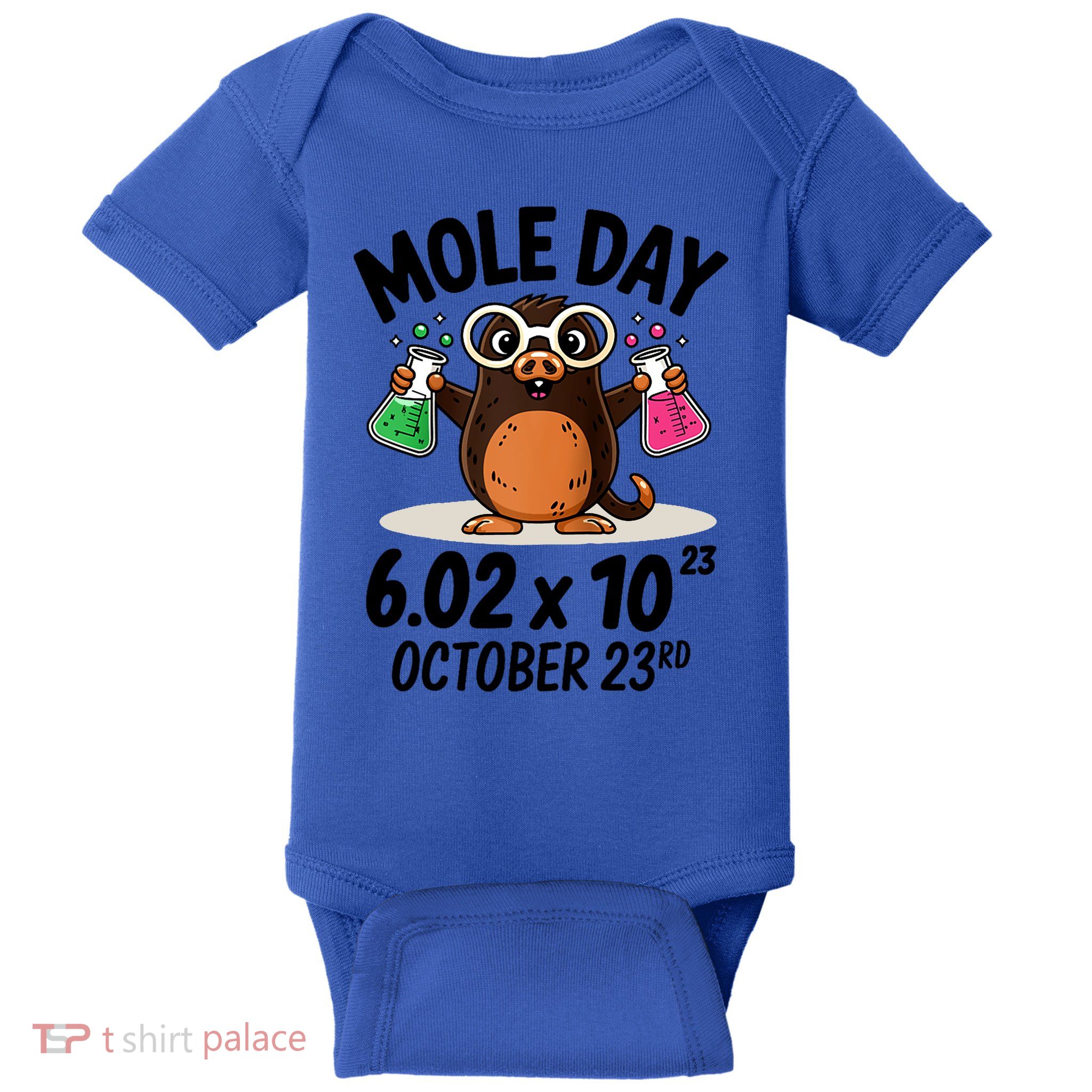 Mole Day Avogadros Number October 23rd Raglan Baseball Gift Baby Bodysuit