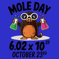 Mole Day Avogadros Number October 23rd Raglan Baseball Gift Baby Bodysuit