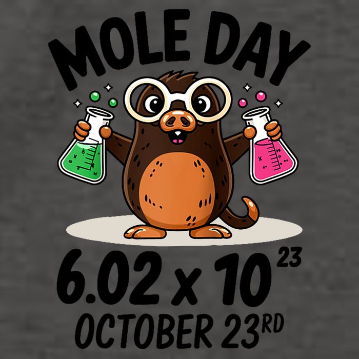 Mole Day Avogadros Number October 23rd Raglan Baseball Gift Vector Backpack