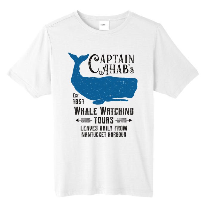 Moby Dick Ahab Whale Watching Vintage Herman Melville Tall Fusion ChromaSoft Performance T-Shirt