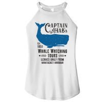 Moby Dick Ahab Whale Watching Vintage Herman Melville Women's Perfect Tri Rocker Tank