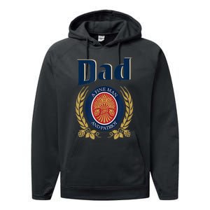 Miller Dad A Fine Man And Patriot Fathers Day Shirt Performance Fleece Hoodie