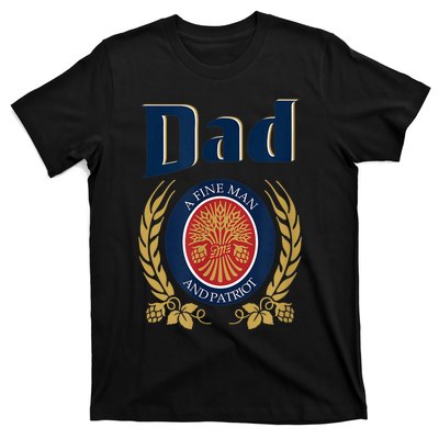 Miller Dad A Fine Man And Patriot Fathers Day Shirt T-Shirt