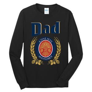 Miller Dad A Fine Man And Patriot Fathers Day Shirt Tall Long Sleeve T-Shirt