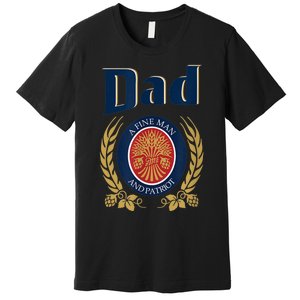 Miller Dad A Fine Man And Patriot Fathers Day Shirt Premium T-Shirt