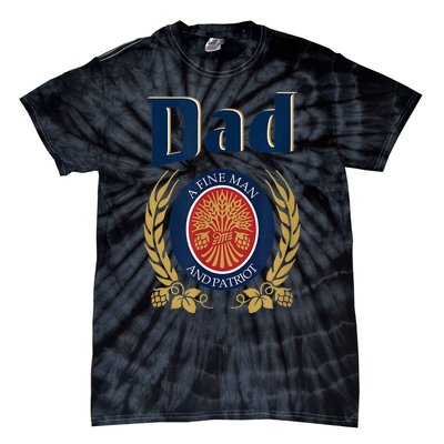 Miller Dad A Fine Man And Patriot Fathers Day Shirt Tie-Dye T-Shirt