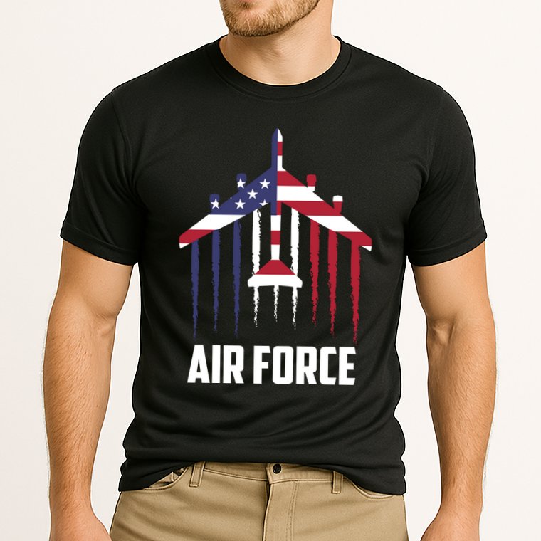 Memorial Day Air Force B52 Bomber American Performance Shirt
