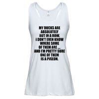 My Ducks Are Absolutely Not In A Row Pigeon Ladies Essential Flowy Tank