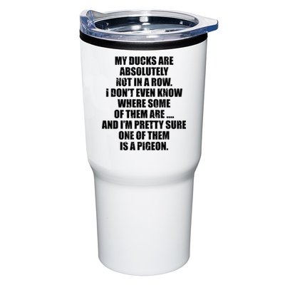 My Ducks Are Absolutely Not In A Row Pigeon Tumbler
