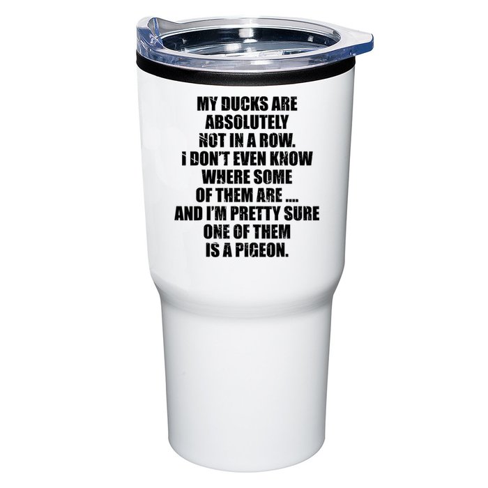 My Ducks Are Absolutely Not In A Row Pigeon Tumbler