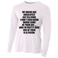 My Ducks Are Absolutely Not In A Row Pigeon Cooling Performance Long Sleeve Crew