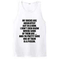 My Ducks Are Absolutely Not In A Row Pigeon PosiCharge Competitor Tank