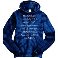 My Ducks Are Absolutely Not In A Row Pigeon Tie Dye Hoodie