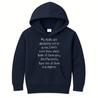 My Ducks Are Absolutely Not In A Row Pigeon Kids Hoodie