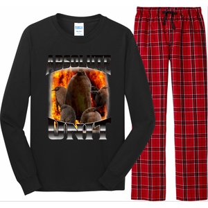 Moo Deng And Pesto Battle Long Sleeve Pajama Set