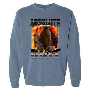 Moo Deng And Pesto Battle Garment-Dyed Sweatshirt