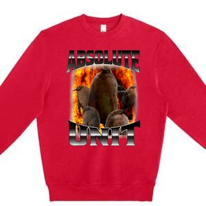 Moo Deng And Pesto Battle Premium Crewneck Sweatshirt