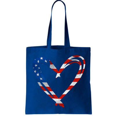 Memorial Day And 4th July Partiotic Heart Gift Bag