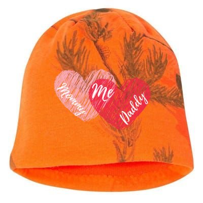 Mommy Daddy And Me Cute Hearts Valentines Day Gift Kati - Camo Knit Beanie