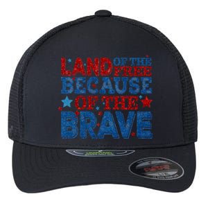 Memorial Day American Flag Land Of The Frees Funny Gift Flexfit Unipanel Trucker Cap