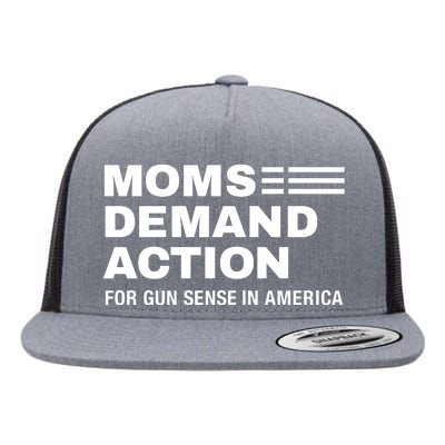 Momse Demand Action For Gun Sense In American Flat Bill Trucker Hat