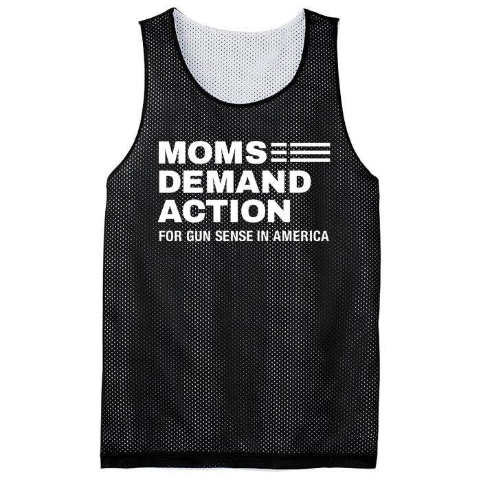 Momse Demand Action For Gun Sense In American Mesh Reversible Basketball Jersey Tank