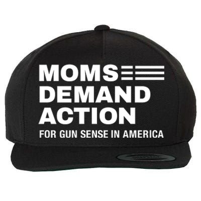 Momse Demand Action For Gun Sense In American Wool Snapback Cap