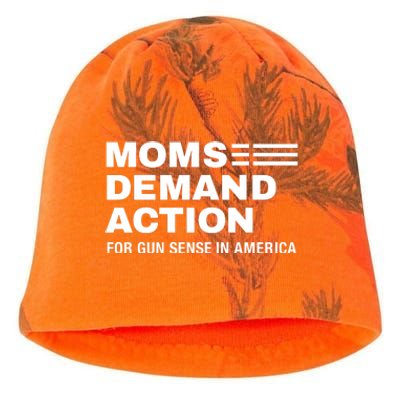 Momse Demand Action For Gun Sense In American Kati - Camo Knit Beanie