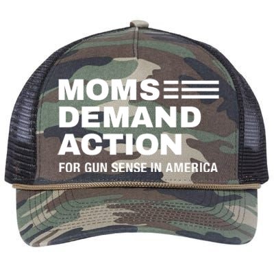 Momse Demand Action For Gun Sense In American Retro Rope Trucker Hat Cap