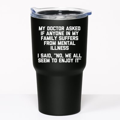 My Doctor Asked If My Family Suffers From Mental Illness Tumbler