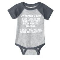 My Doctor Asked If My Family Suffers From Mental Illness Infant Baby Jersey Bodysuit