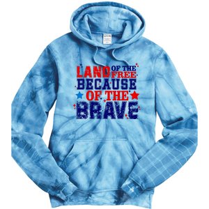 Memorial Day American Flag Tie Dye Hoodie