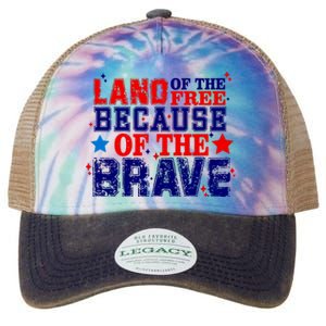 Memorial Day American Flag Legacy Tie Dye Trucker Hat